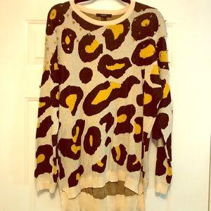 NWT leopard studded sweater!!!